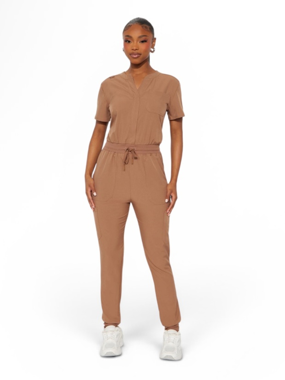 New Fashion Nova One Piece Scrubs Jumpsuit Size 2X